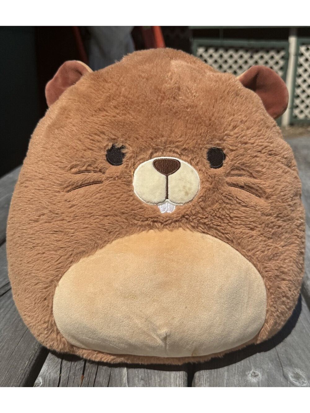 Kellytoy Squishmallows Fuzz A Mallow Beaver Plush Small 6-14in Washable 2023